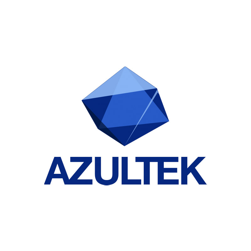 Logo for tech company, Azultek , azultek,com